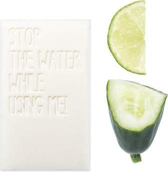 Actual product image Stop The Water While Using Me! All Natural Body - Cucumber Lime Bar Soap (Hard soap)