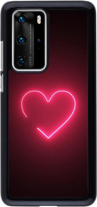 Actual product image PhoneLook Cover Valentine 2023 single neon heart (Huawei P40 Pro)