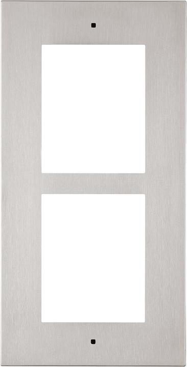 2N Frame for wall mounting - 2 modules - Silver -