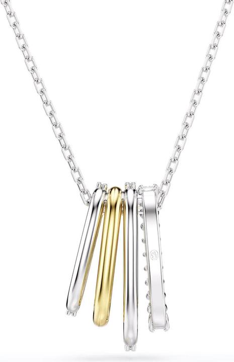 Produktbild Swarovski Hyperbola Halskette Verschiedene Schliffe Weiss Metallmix (Swarovski Metall)