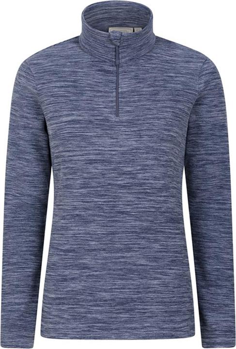 Actual product image Mountain Warehouse Womens/Ladies Snowdon Melange Fleece Top (50 D)