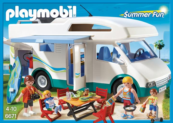 Actual product image Playmobil family mobile home (6671)