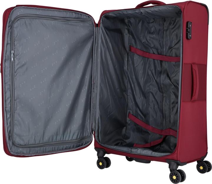 Image du produit D&N Travel Line 9704 4 roues Trolley L 78 cm avec soufflet extensible (107 l, L (90 - 115l))