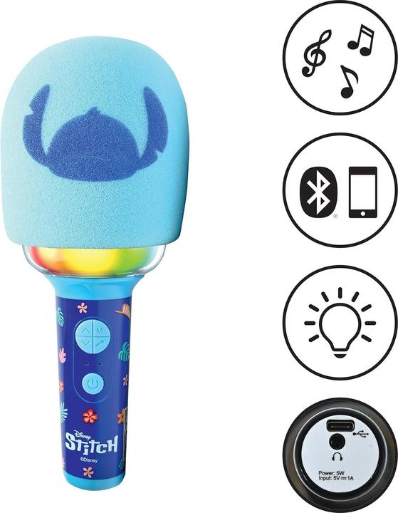 Image du produit Lexibook Micro karaoké Bluetooth/sans fil Stitch