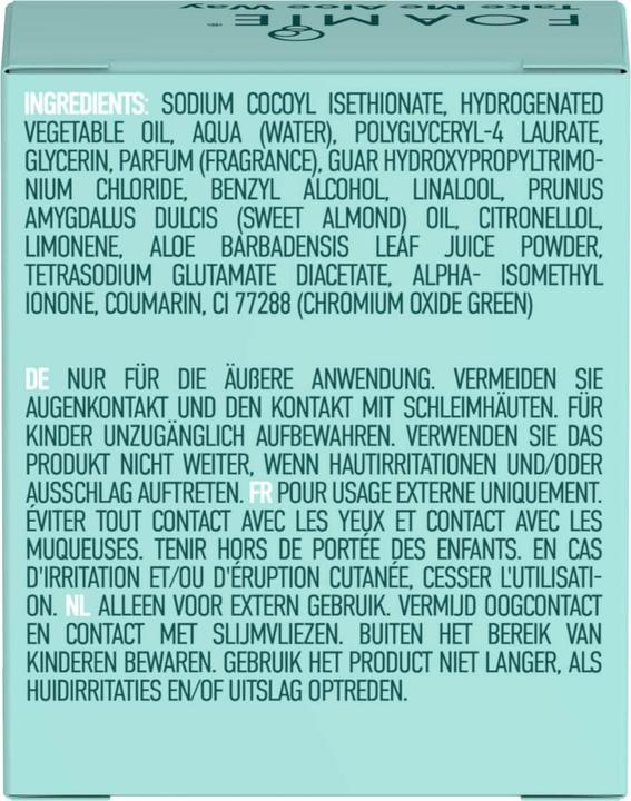 Immagine prodotto Foamie - Shampoo solido da viaggio Take Me Aloe Way (Shampoo solido)