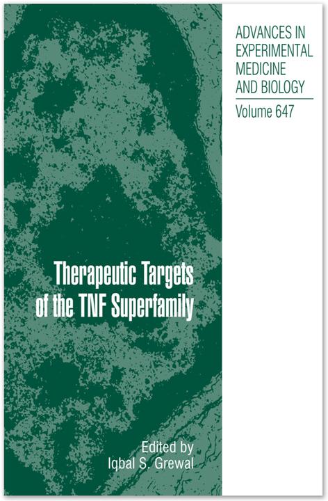 Actual product image Therapeutic Targets of the TNF Superfamily (Iqbal S. Grewal, 2010)