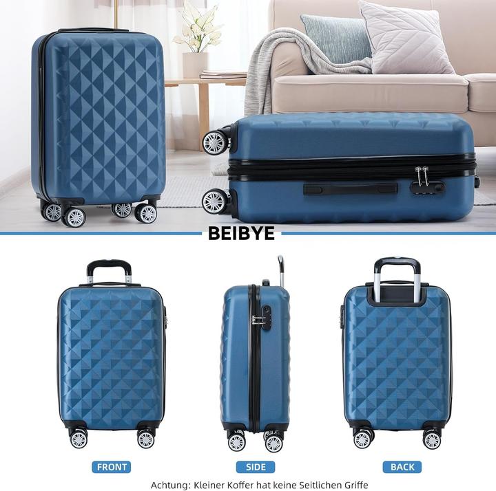 Image du produit Beibye Hartschalen-Trolley (45 l, Bagage à main (jusqu'à 50l))