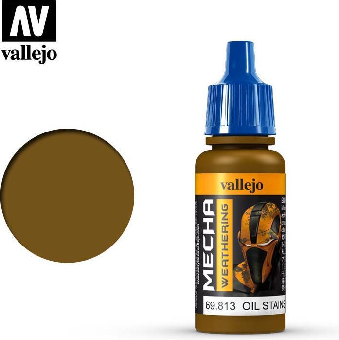 Produktbild Vallejo Mecha Color - Oil Stains (Gloss) (69.813)