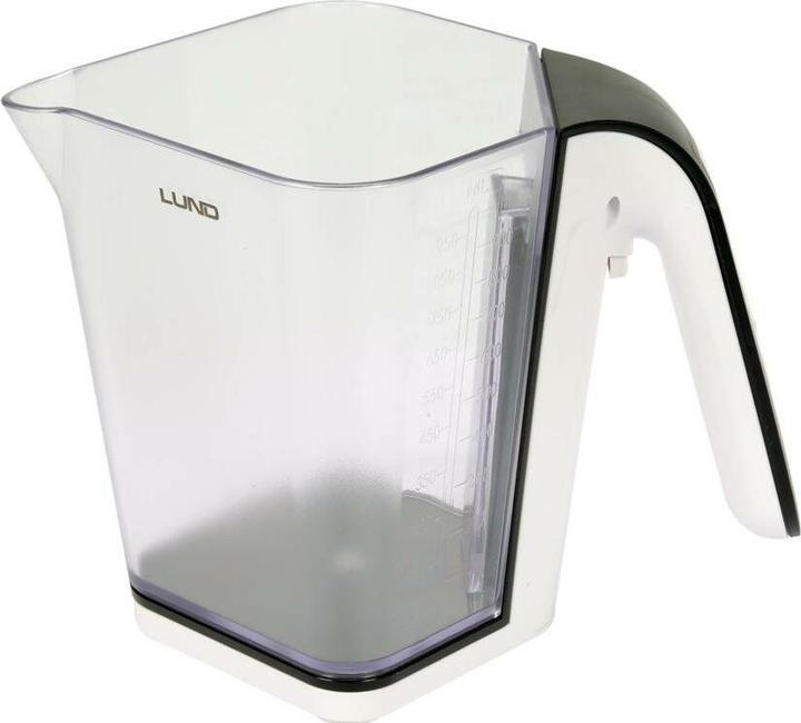 Actual product image Toya Lund Digital Kitchen Scale 68364 - Measuring Cup - White - 2 KG - up to 1200ML
