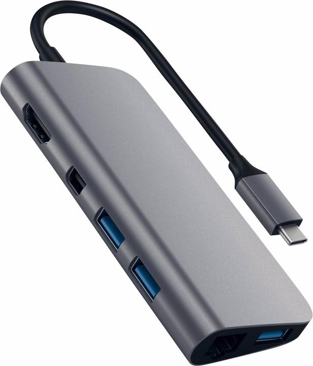 Actual product image Satechi Multimedia Adapter (USB-C, 9 Ports)