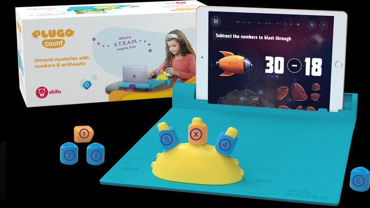 Actual product image PlayShifu Plugo Count Hands-On Math Kit (German, French, English, Spanish, Russian, Portuguese, Japanese)