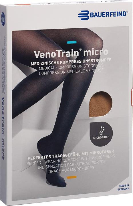 Immagine prodotto Veno Train MICRO A-G KKL2 M plus/long geschlossene Fussspitze caramel Haftband Noppen (M)