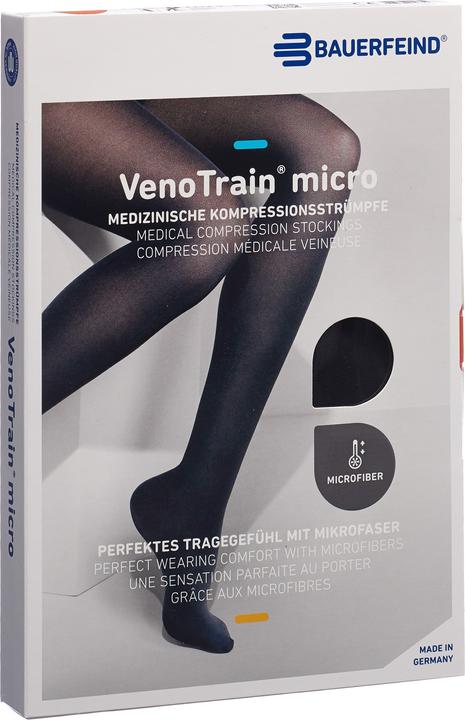 Produktbild Veno Train MICRO A-G KKL2 S plus/short geschlossene Fussspitze schwarz Haftband Noppen (S)
