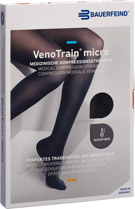 Veno Train MICRO A-G KKL2 S plus/long geschlossene Fussspitze schwarz Haftband Noppen (S)