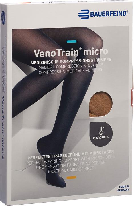 Veno Train MICRO A-G KKL2 M normal/long geschlossene Fussspitze caramel Haftband Noppen (M)