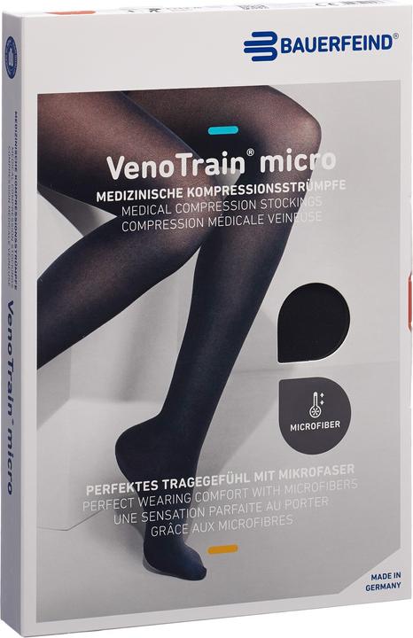 Veno Train MICRO A-G KKL2 M plus/long offene Fussspitze schwarz Haftband Noppen (M)