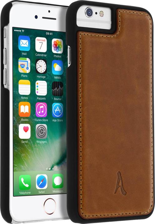 Produktbild Akashi Schutzhülle aus Echtleder stoss- kratzfest für iPhone 6/ 6S/7 / 8 – Kupfer (Apple iPhone SE (3rd Gen))