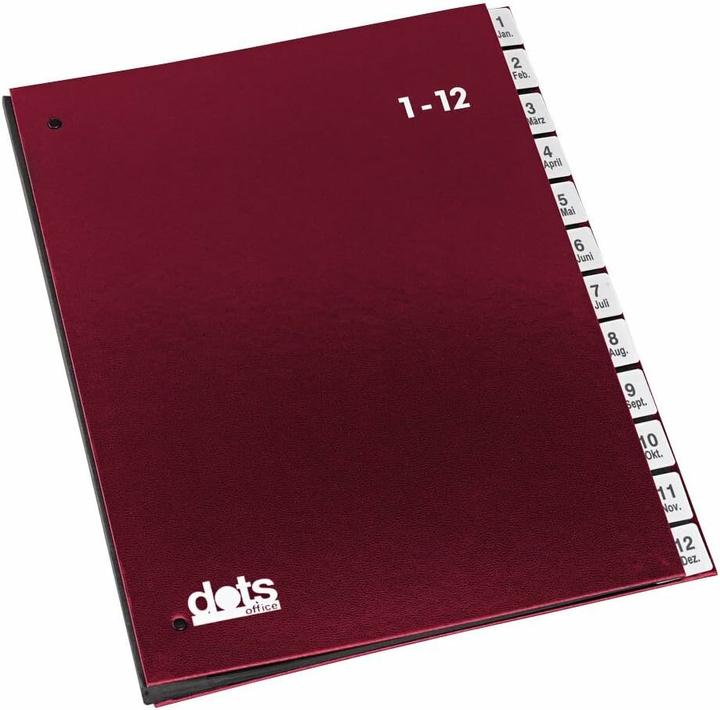 Dots PULTORDNER 1-12 ROT