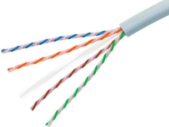 Produktbild R&M Rangierkabel Kat 5e, U/UTP, LSZH, 305m weiss (U/UTP, CAT5e, 305 m)