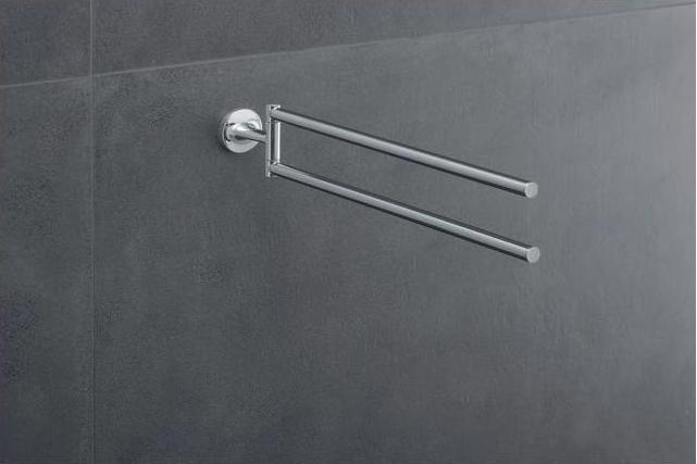 Produktbild Duravit Handtuchhalter STARCK T 2-armig, beweglich, 465mm chrom