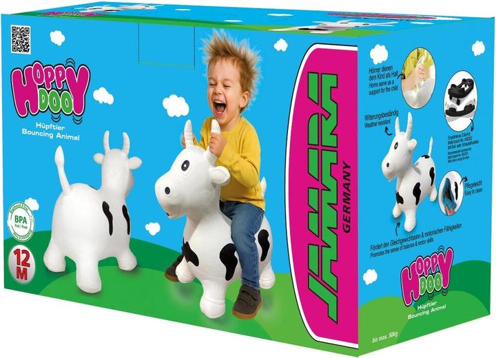 Productafbeelding Jamara 460318 - Speelgoed in de vorm van dieren om op te zitten - Zwart - Wit - Kinderen - 50 kg