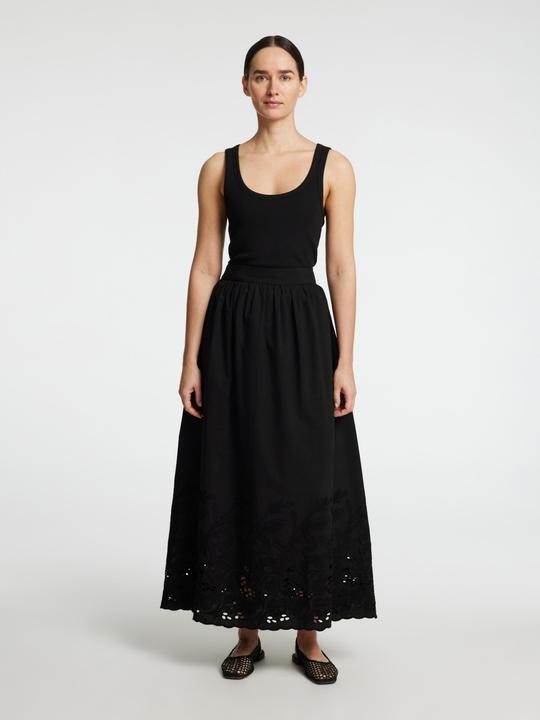 Actual product image Selected Femme Broderie Anglaise Maxirock (38)