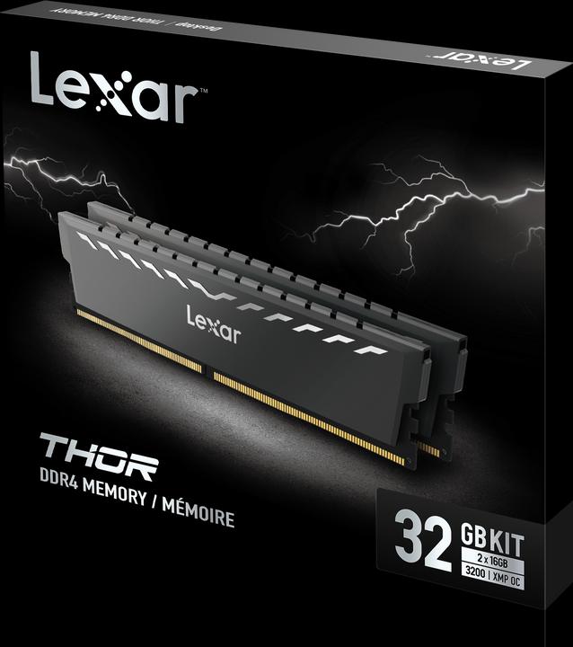 Immagine prodotto Lexar Thor (2 x 16GB, 3200 MHz, DDR4-RAM, U-DIMM)