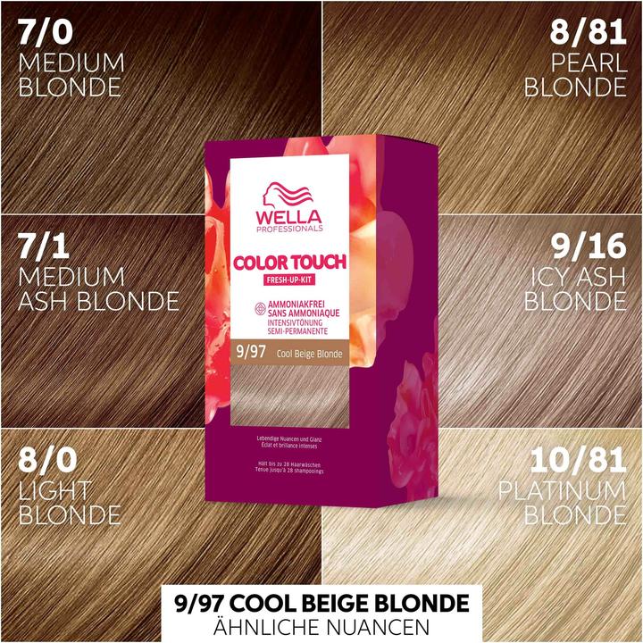 Actual product image Wella Color Touch Fresh-Up-Kit (9/97 Cool Beige Blonde)