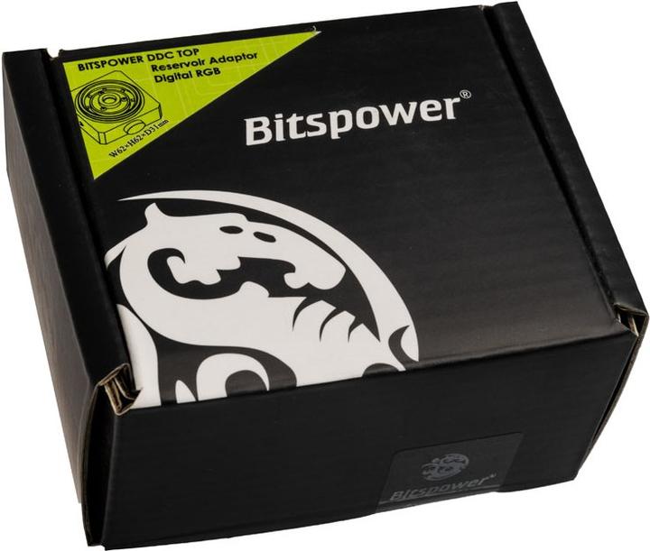 Actual product image Bitspower DDC TOP Reservoir Adapter Lid AGB Attachment DRGB - POM