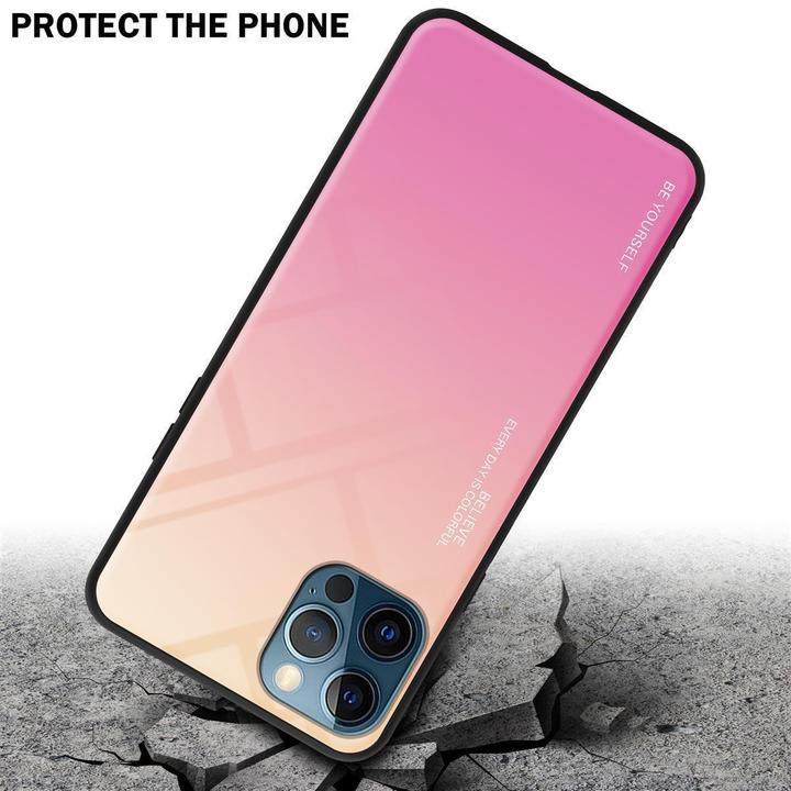 Actual product image Cadorabo TPU 2 colors glass cover (Apple iPhone 12 Pro Max)