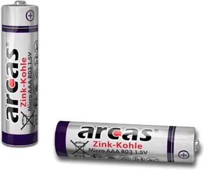 Image du produit Arcas 107 00406 - Pile jetable - AA - carbone-zinc - 1,5 V - 4 pièce(s) - 960 mAh (4 pcs, AA, 960 mAh)