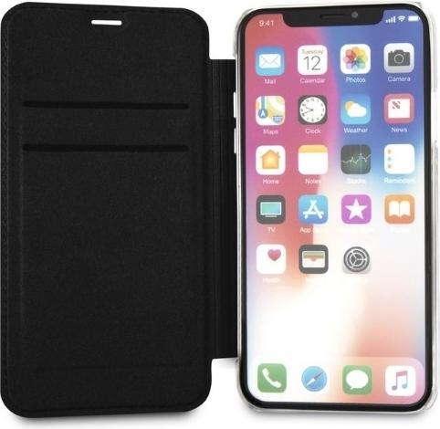 Image du produit Karl Lagerfeld KLFLBKPXKSB iPhone X/Xs czarny/black bookcase Signature Glitter (Apple iPhone XS, Apple iPhone X)