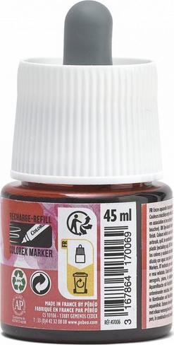 Actual product image Pebeo Colorex water ink (Coral, 45 ml)