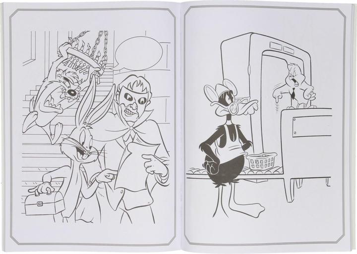 Actual product image Warner Bros Colouring Book Looney Tunes with Stickers