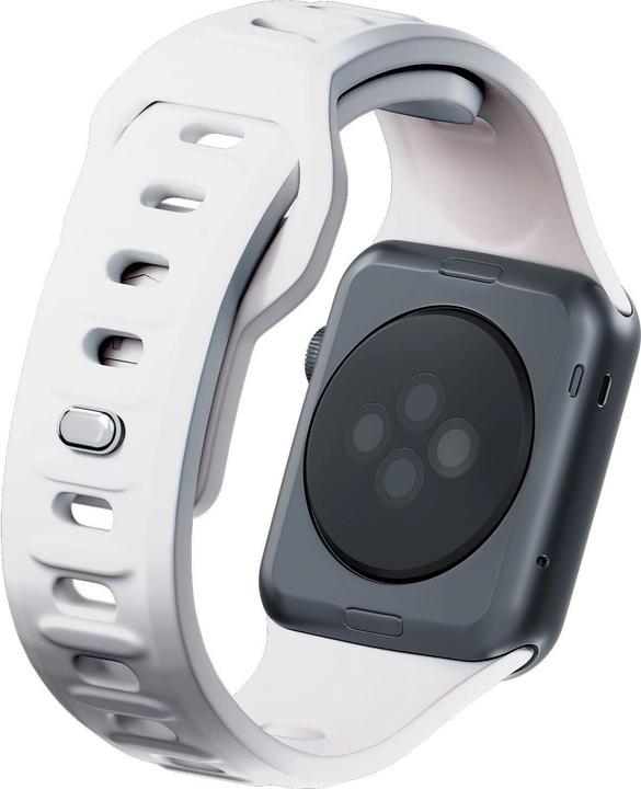 Image du produit 3MK Bracelet montre en silicone biały/white dla Apple Watch 42/44/45/49mm (Silicone, Acier inoxydable)