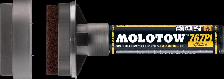 Produktbild Molotow Filzstift Speedflow Chemical Bck 767PI 60mm (Kupferschwarz, 60 mm, 1 x)