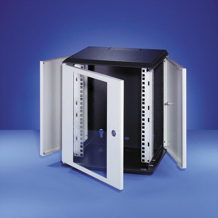 Produktbild Schroff EPCASE 10"-Gehäuse 12 HE mit Glastür, (HxBxT) 612x345x280mm (12 HE, 10 Zoll Rack)