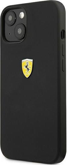 Immagine prodotto Ferrari FESSIHCP13SBK Custodia rigida per iPhone 13 mini da 5,4" in silicone nero (Apple iPhone 13 mini)