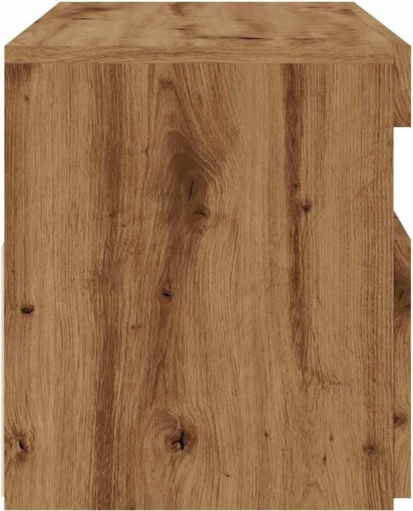 Actual product image VidaXL TV Schrank Lowboard Fernsehschrank Fernsehtisch mit LED Artisan-Eiche (90 x 35 x 40 cm)