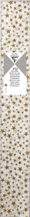 Immagine prodotto Clairefontaine SOIE IMPRIMEE, 4F 50 x75, Etoiles argent (4 x)
