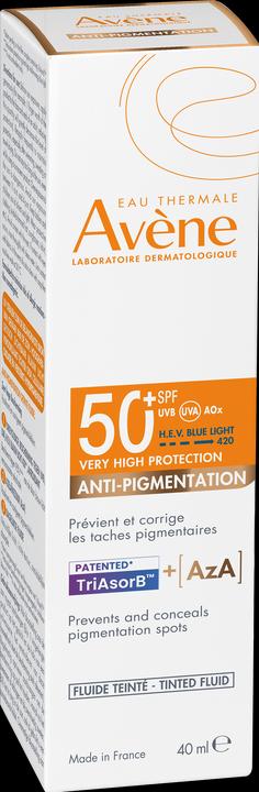 Actual product image Avène Sun Expert Anti-Pigmentation Fluid SPF50+ 40ml (Suntan cream, SPF 50+, 40 ml, 0.04 g)