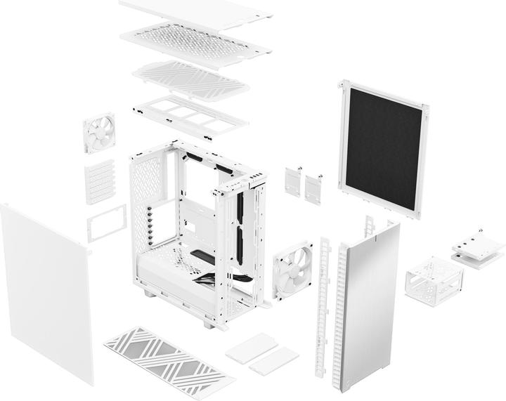 Produktbild Fractal Define 7 Compact White Solid (ATX, mATX, Mini-ITX)