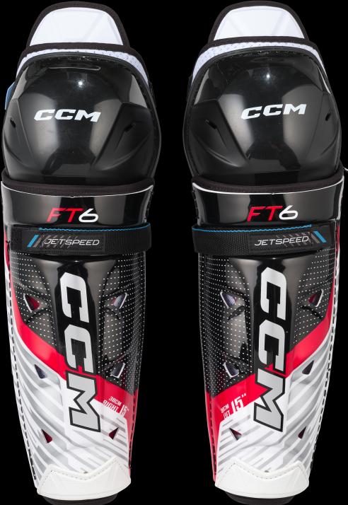 CCM JetSpeed FT6 JR Hockey-Schienbeinschoner (12"/30 cm)