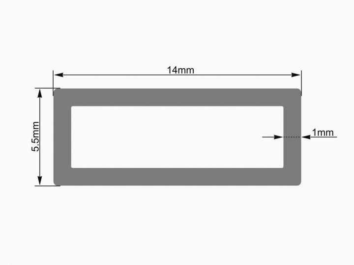 Image du produit Eurolite Tube vide 14x5,5mm clear LED Strip 2m (Filtres de couleur)