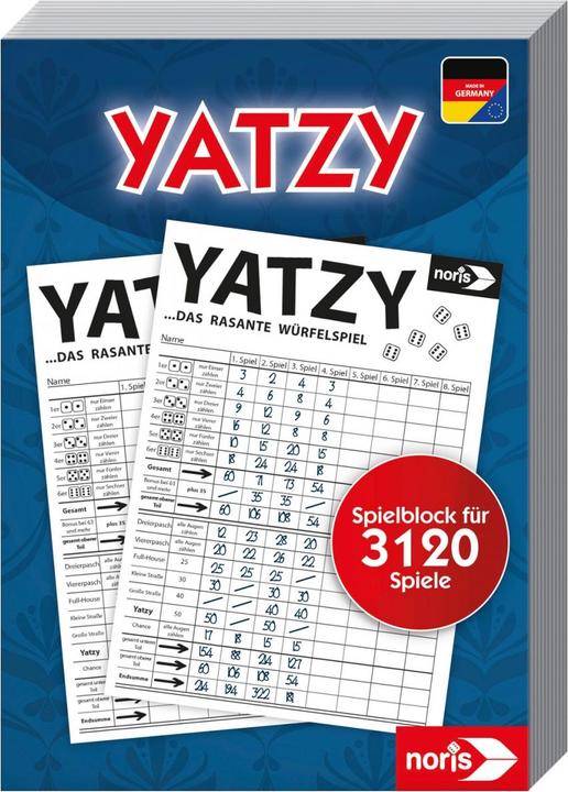 Produktbild Noris Yatzy Spielblock (Deutsch)