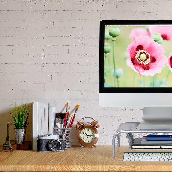 Image du produit Relaxdays Support pour moniteur avec tiroir