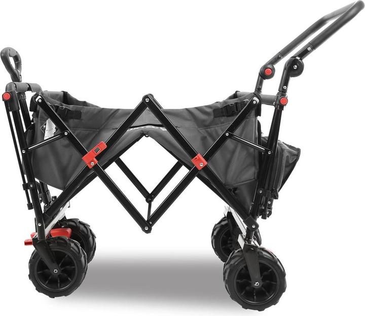 Produktbild Fuxtec Strand-Bollerwagen FX-CTB800 mit UV-geschütztem Sonnendach,Schiebegriff & Innenraumverlängeru