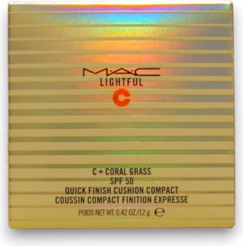 Produktbild MAC Cosmetics Cosmetics Quick Finish Cushion Compact Lightful C + Coral Grass - Light Plus Rose Spf 50