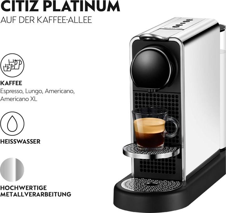 Actual product image Krups Nespresso CitiZ Platinum (NESPRESSO Original)