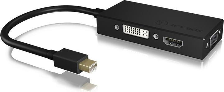 Produktbild Icy Box Mini DisplayPort zu (DVI, HDMI, VGA, 4 cm)